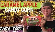 CARAMEL APPLE CANDY CORN - Brach's caramel apple flavored candy corn taste test!