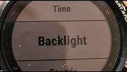 Garmin Fenix 6 Backlight Settings - Activity & Everyday