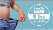 How to Lose 5 Pounds in One Day (Weight Loss Tips) | Joanna Soh