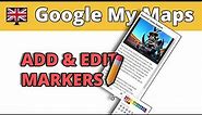 💻Google My Maps 🇬🇧 Add markers, edit icons, add pictures