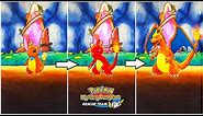 Pokémon Mystery Dungeon: Rescue Team DX - Charmander Evolving to Charizard (2020)