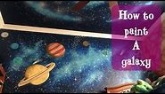 How to paint a galaxy wall art tips angelicas custom murals