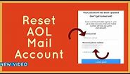 AOL Mail Login: How to Reset or Recover AOL Mail Password?