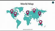 World Map Infographics - Animated PowerPoint Template