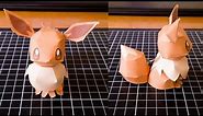 Making a Papercraft Eevee | DIY Pokemon