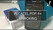 Alcatel Pop 4 Plus unboxing and hands-on review