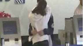 Ariana Grande And Jai Brooks Have A Farewell Make Out Session At JFK Airport