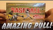 2017 Topps Heritage Baseball Hobby Box Opening | Amazing Pull!