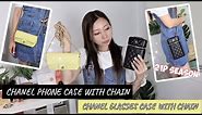 📱 CHANEL Phone case with Chain, CHANEL 21P, CHANEL 👓 Glasses case with Chain 👍 Great Luxury Bags
