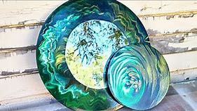 Acrylic Pour on a Mirror Full Tutorial - Step-by-Step Home Decor DIY