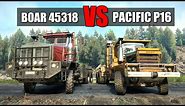 Snowrunner Boar 45318 vs Pacific P16 | Best Heavy Hauler