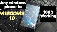 HOW TO UPDATE ANY WINDOWS PHONE TO WINDOWS 10(2020)