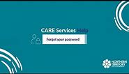 Forgot your password - CARE Financial Services