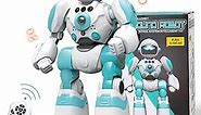 VATOS Robot Toys for Kids, Remote Control Robot with Record Voice & Gesture Sensing Control, Rechargeable Programmable Music Dancing Functions Cool Birthday Gift for Toddler Boys Age 3 4 5 6 Years Old