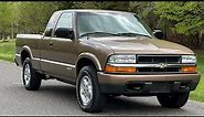 2002 Chevrolet S10 LS Extended Cab 4x4 walk around video 4/23/23