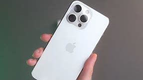 iPhone 15 Pro Max Unboxing | White Titanium