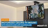 Motorized Ceiling TV Mount | MI-4224 (Features)