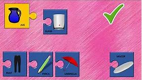 Pair Object for kids| Things that go together| Worksheet for Pair objects |Matching objects for kids