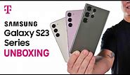 Samsung Galaxy S23, S23+, and S23 Ultra Unboxing - 8K Video on a Smartphone | T-Mobile