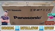 PANASONIC TH-32H201DX 2021 || 32 inch HD Led Tv Unboxing And Review || Complete Demo & Installation
