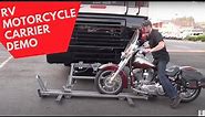 Hydralift Motorcycle Carrier Walkthrough with Motorhome-Torklift Central Welding