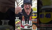 Guy eats hot peppers covered in hot sauce...