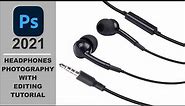 Headphone Photography with Editing - Photoshop Tutorial