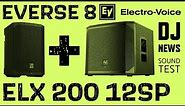 Is This Your New DJ System? EV Everse 8 Over ELX-200 12SP Subwoofer Sound Test and Demonstration