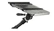 Mount-It! Car Laptop Mount | No-Drill Laptop Vehicle Mount for Truck & Van Use at Front Passenger Seat | Adjustable Height Fits 12-15.4 Inch Screens, 9 Lbs Capacity, Full Motion and Lockable Joints