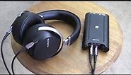Sony Hi-Res Audio PHA-3 and MDR-Z7.