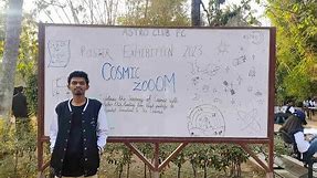 POSTER EXHIBITION Day - 1, #astronomy #fergussoncollege