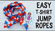 EASY DIY Jump Ropes using Recycled T-Shirts | Quarantine Craft | OCC Shoebox Craft