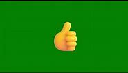 Animated Thumbs Up Green Screen | Free Stock Animation