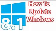 How To Update Windows 8 PC To 8.1