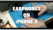How to use Earphones on an iPhone X