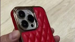 Rouge coque pour iphone 12,13,14