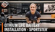 Harley-Davidson Lithium LiFe 4Ah Battery Installation – XL Sportster