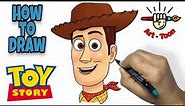 how to draw Woody from toy story movies step by step