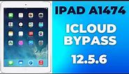 iPad A1474 iCloud bypass 12 5 6 || iPad iCloud bypass