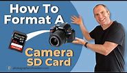 How To Format A Camera SD Card