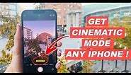 How to Get Cinematic Mode Camera on iPhone X, XS, and XR