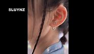 SLUYNZ Silver Paper Clip Earrings