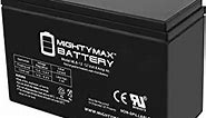 Mighty Max Battery 12V 8Ah Backup Replacement Battery Compatible with 6.5Ah Panasonic LC-RB126R5P1