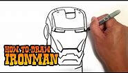 How to Draw Iron Man - Step by Step Video