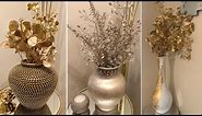 METALLIC GOLD ACCENTS || FALL Decorating Ideas Using THRIFT STORE Items