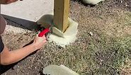Expanding FOAM for fence posts?! Would you try this product? #shorts