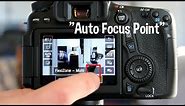 Canon EOS 70D - LIVE auto focus - Selecting area using touch screen