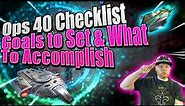 Level 40+ Checklist | To do list of objectives before going past lvl 39 in Star Trek Fleet Command