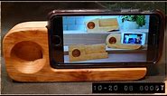 How to Make a Wooden Stand (Passive Sound Amplifier) for your iPhone (English Version)