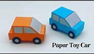How To Make Easy Paper Toy CAR For Kids / Nursery Craft Ideas / Paper Craft Easy / KIDS crafts / CAR